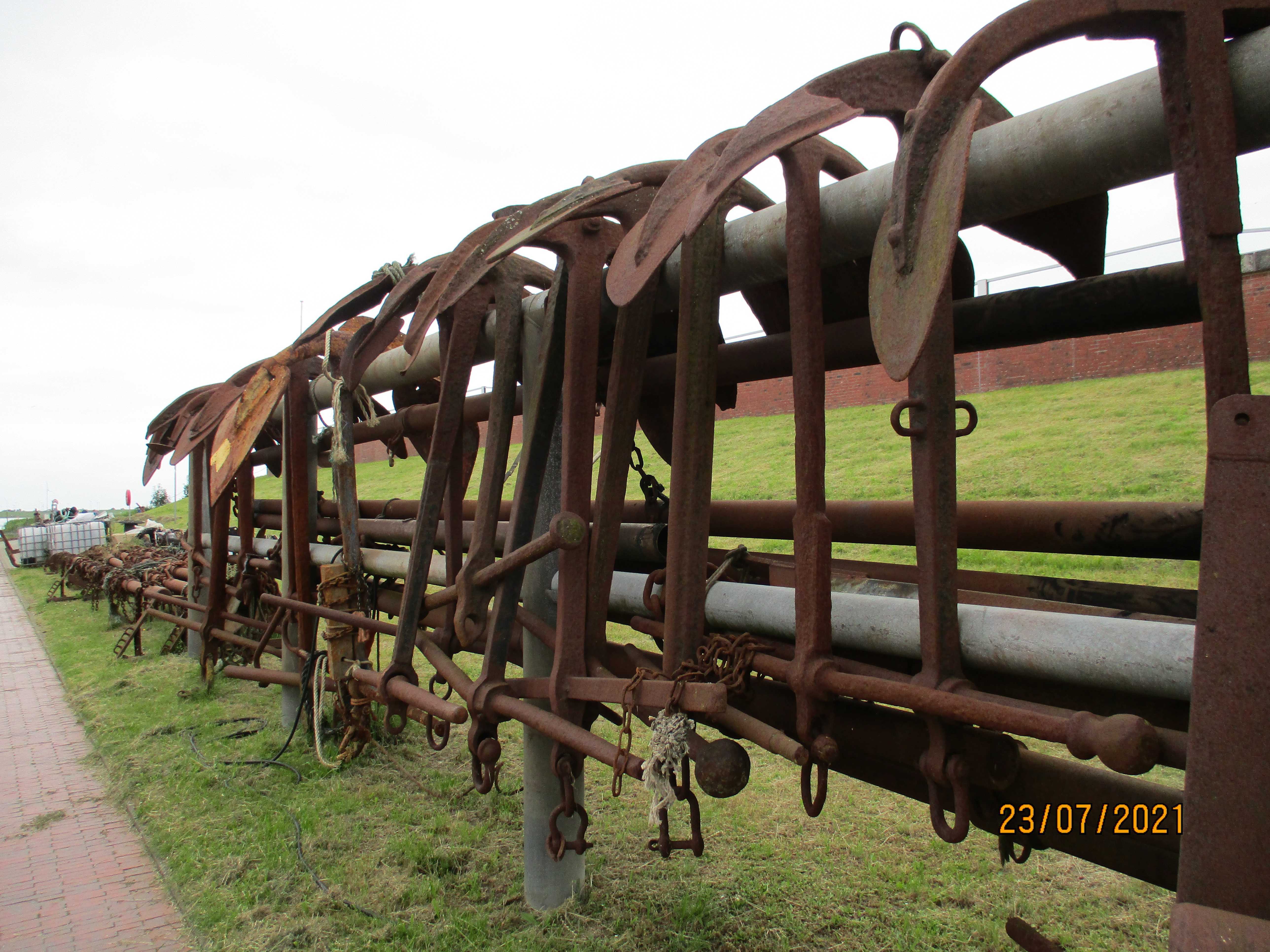 Emsradweg das Ankermuseum im Hafen Ditzum